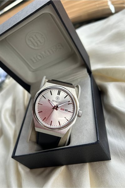 Homies Steel Case Steel Band 2 Years Warranty Gift Men's Wristwatch