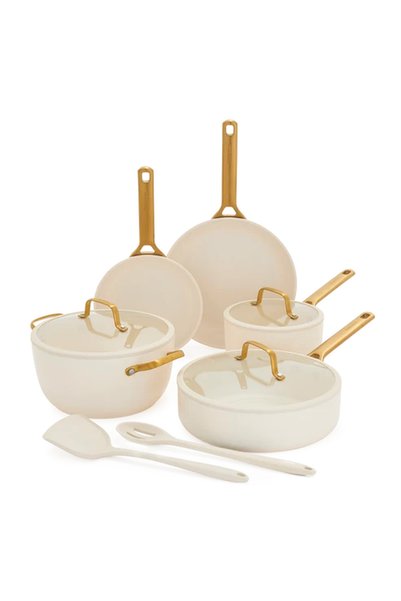 Greenpan Padova Reserve Pro Cream 14 Parça Tencere ve Tava Seti | Thermolon™ ...