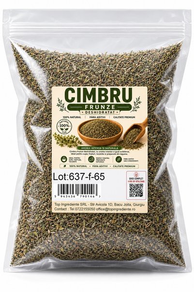 Top Ingrediente Cimbru Savory - Deshidratat - Frunzulite - 300g