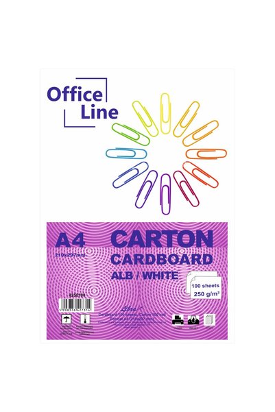 Libra Carton A4 alb 250 gr top 100 coli 4250100