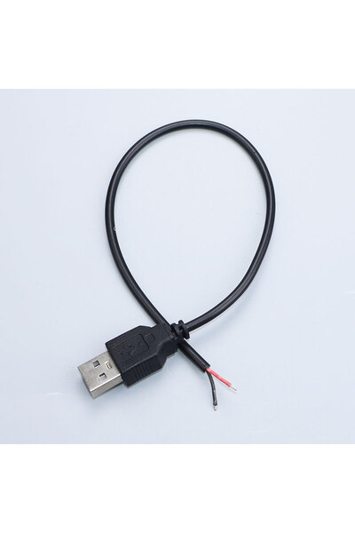 Choice7 30CM USB Male 2pin JCD 30cm/1M Power Supply Cable USB 2.0 A Female Ma...