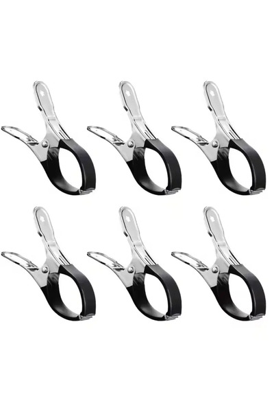 Choice3 6PCS Black 6/12Pcs Pool Cover Clips Stainless Steel Pool Cover Clamps...
