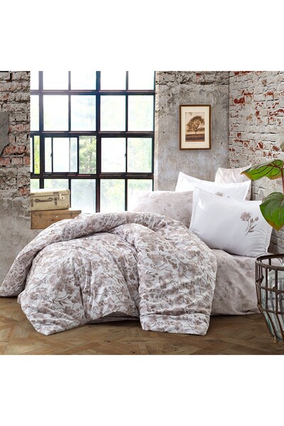 Ralex Lenjerie pat premium Lux Satin 100% Bumbac, 4 piese king size, cearșaf ...