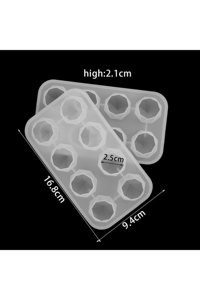 Choice1 Diamond 3D Diamond Star Shape Silicone Mold Pendant Epoxy Resin Casti...