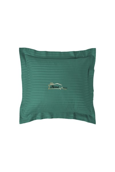 HomePuls Față de pernă Damasc policoton dunga 1 cm, 40 x 40 cm și tiv cu bord...