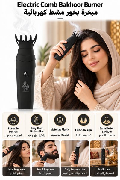 Baytix HOME مبخرة بخور كهربائية محمولة قابلة لإعادة الشحن بمنفذ USB صغيرة الح...