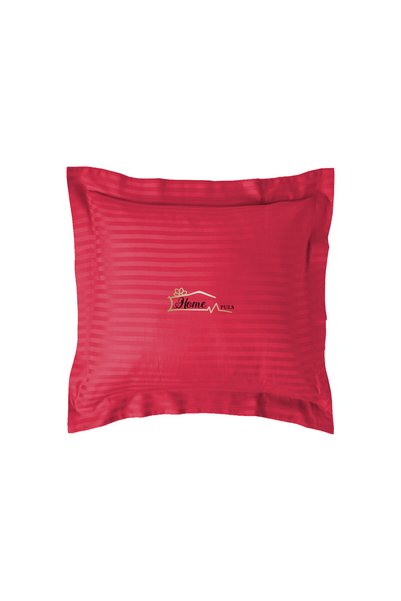 HomePuls Față de pernă Damasc policoton dunga 1 cm, 40 x 40 cm și tiv cu bord...