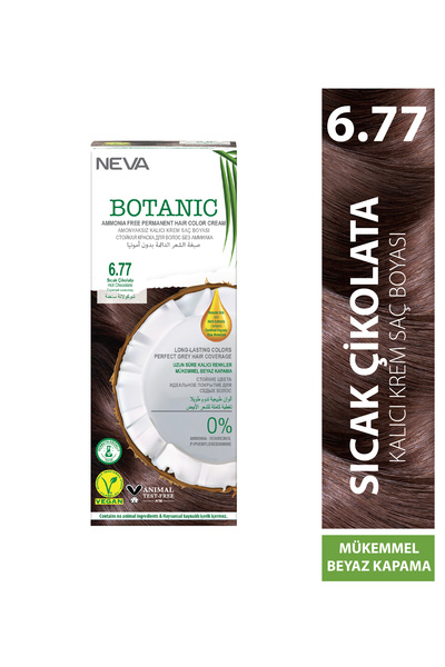 Neva Botanıc Amonyaksız Kalıcı Krem Boya Seti 6.77
