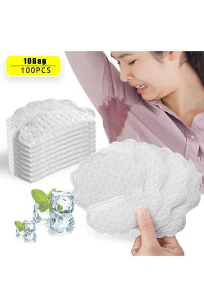 Choice8 13x11.5cm 100PCS Underarm Sweat Pads Armpit Sweat Pads for Women and ...