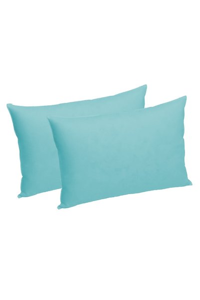 Ralex Set 2 Fețe perne (Huse) tricot jerse, bumbac 100%, 50x70 cm, Bleu