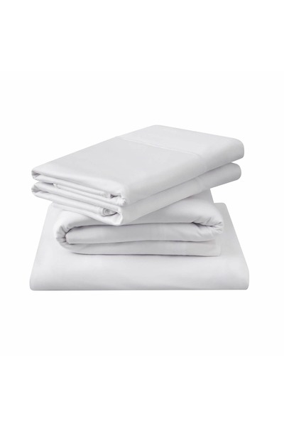 Ralex Cearsaf de pilota Percale policoton 150 x 220 cm Alb