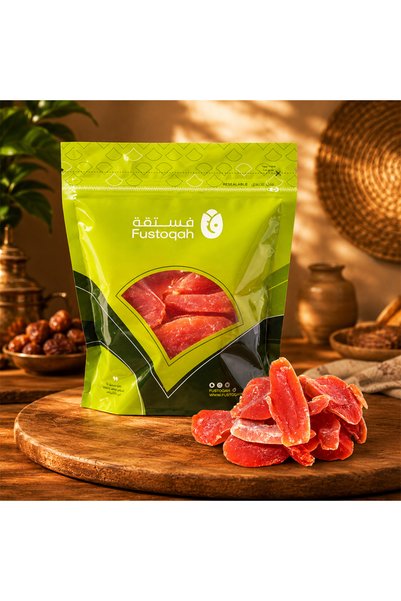 fustoqah ببايا مجفف (بالسكر)