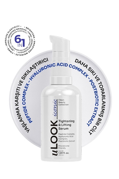 uLOOK Sıkılaştırıcı ve Kırışıklık Karşıtı Serum | Peptid & Hyaluronik Asit İç...