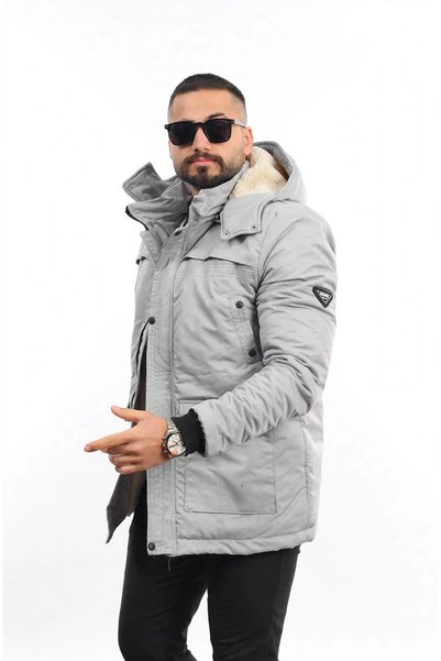 DOX-GER Men's Beige Coat