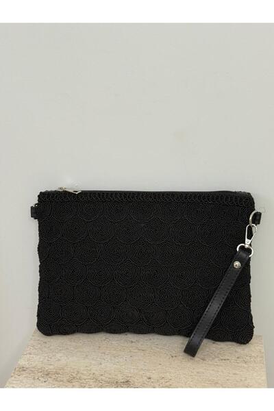 lalettobags Γυναικεία Μαύρη Τσάντα Clutch & Portfolio