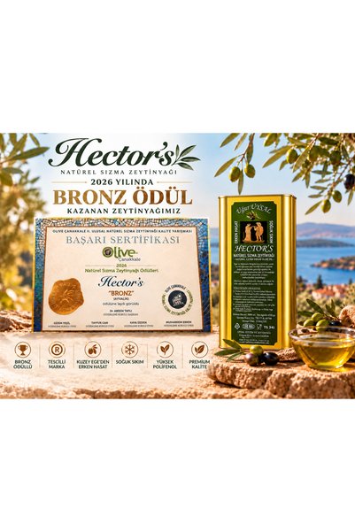 Hector's “Hector’s Premium 5 L Ödüllü Erken Hasat Soğuk Sıkım Natürel Sızma Z...