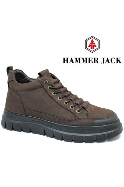 Hammer Jack 102-24867-M حذاء ألفي جلد كاجوال للرجال بني