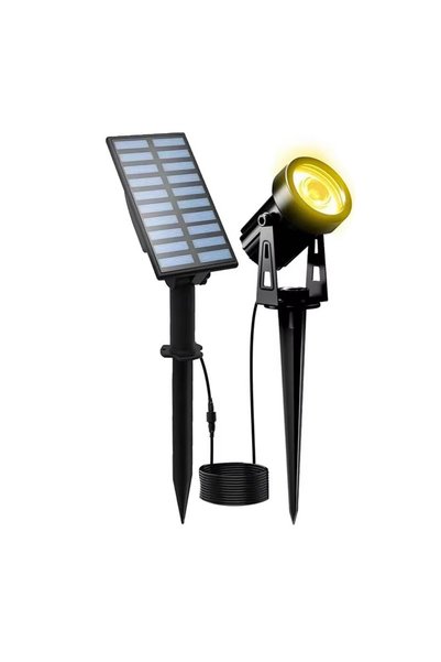 Choice1 مصباح شمسي أبيض دافئ RGB 3000K لتزيين الأشجار والحدائق الخارجية، مقاو...