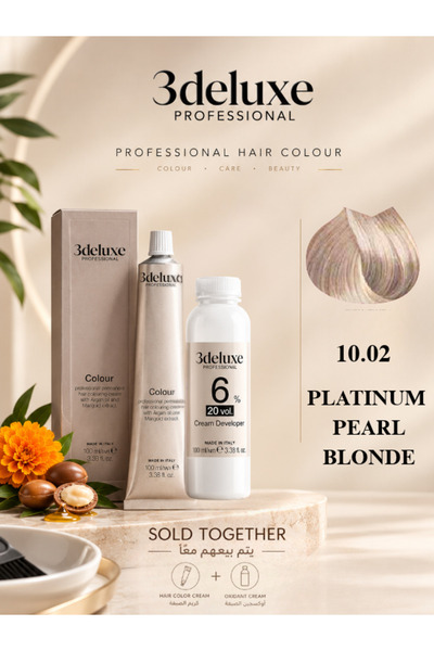 3Deluxe Professional Hair Color Cream & Cream Developer 20 vol.(6%) – 100 ml ...