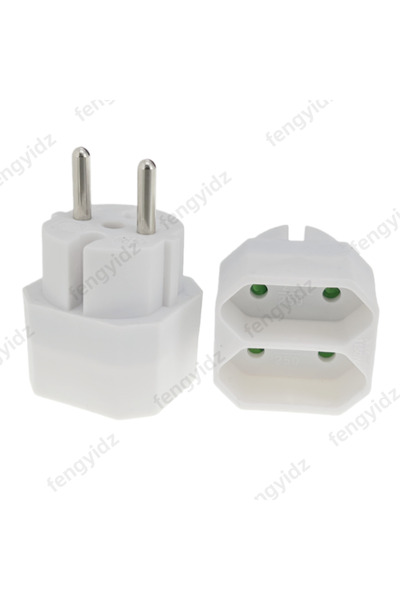 Choice European Conversion Plug 2Pin 4.8mm Plug turn 4.0mm 2 Hole EU Socket P...