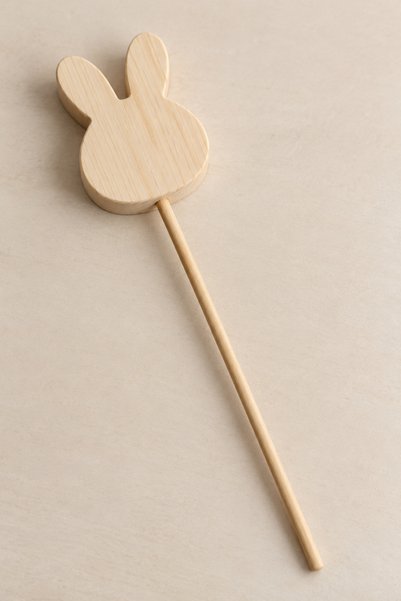 websunday Wooden Toy 3-Piece Magic Wand, Natural Handmade, Paintable Toy