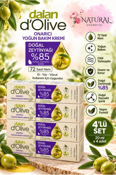 Dalan D'Olive Intensive Repair Care Cream 20 ml 4 Pieces
