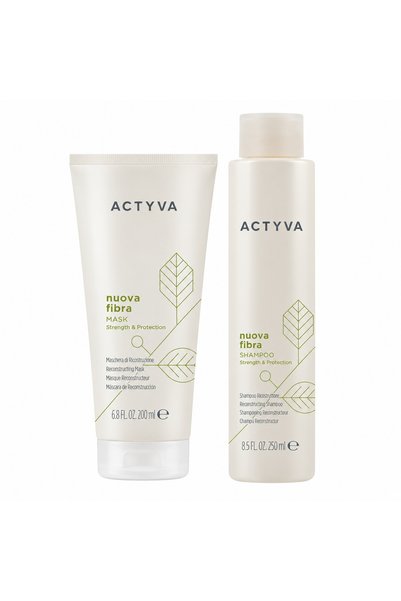 Kemon Set restructurant Actyva Nuova Fibra, Șampon 250 ml + Mască 200 ml