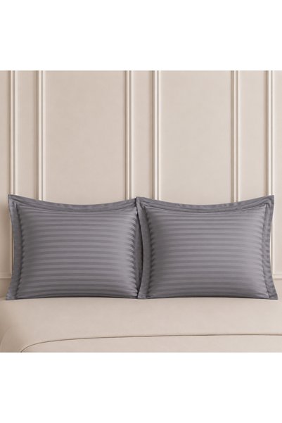 Kotonia Home Set de 2 fețe de pernă - Satin Damasc - 100% bumbac, dimensiunea...