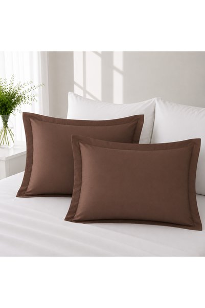 Kotonia Home Set 2 fete de perna Damasc Saten DeLux - 100% bumbac, 70x70 cm, ...