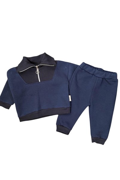 ALTINTAŞ BABY High Collar Zipper Detail Three Thread New Season