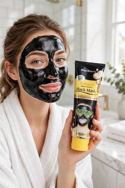 KÕRMESIC Black Peel-Off Face Mask - with Collagen