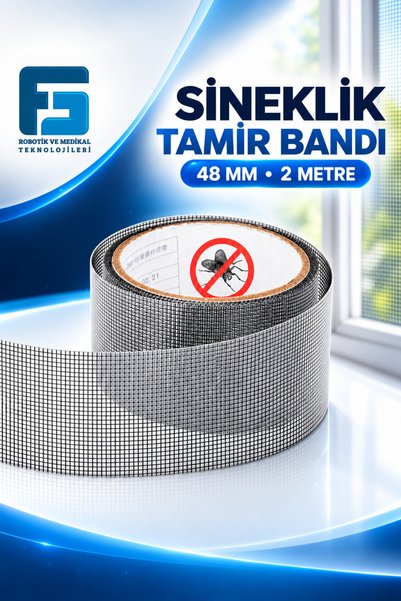 FG ROBOTİC Yapışkanlı Sineklik Tamir Bandı Gri 48 mm x 2 Metre