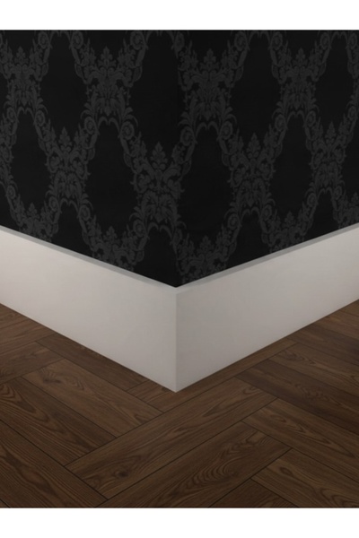 LADİX 8 cm Topkapı Saten Beyaz Pvc Süpürgelik