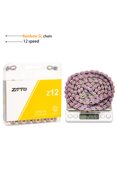 Choice3 سلسلة دراجات ZTTO Rainbow-SL ذات 12 سرعة للدراجات الجبلية والطرق، سلس...