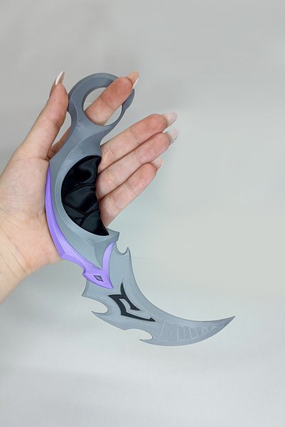 Valorant - Reaver Yağmacı Plastik 3D Baskı Figür Oyuncu Hediyesi Cosplay Aksesuarı