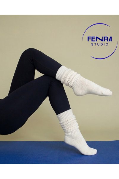 FENRA STUDIO Γυναικείες κάλτσες από βαμβάκι, χαλαρές, υπερμεγέθεις, για αερόμ...