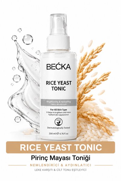 Pirinç Mayası Tonik Aydınlatıcı Beyazlatıcı Leke Karşıtı Nemlendirici Bakım Etkili 200 ml