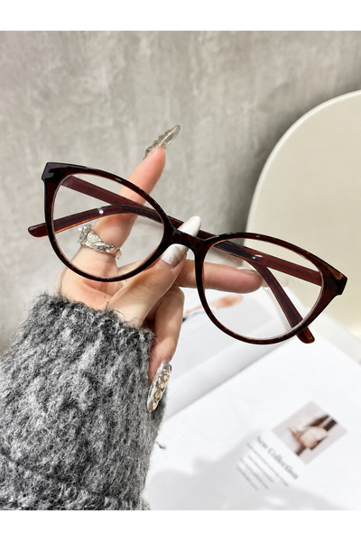 LOOKUP NEW Jesse 50 Ekartman Bone Cat Eye Unisex Women Men Clear Glass Change...