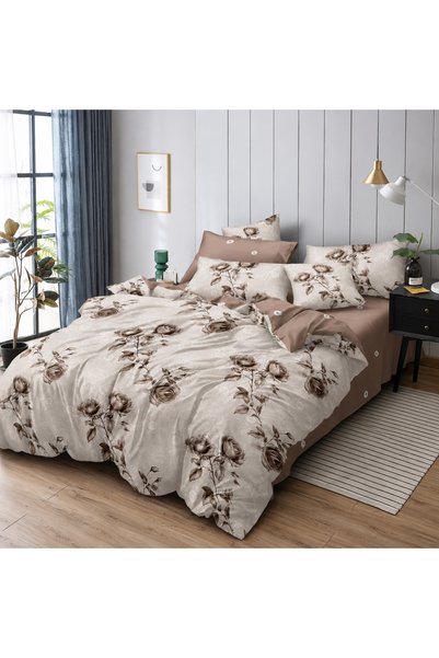 OEM Duvet Cover Set 2 people, fine Cotton , 6 pieces, 2 sides, SP836