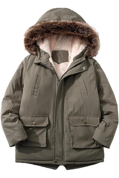 GENERAL AiWMGL Toddler Kids Boys Girls Winter Coats Jacket Clothes Outwear Ov...