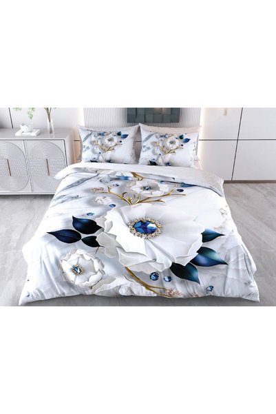 Romans Monel 3D Printed Double Duvet Cover Set