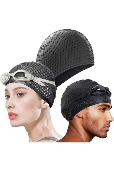 X SPRING Silicone Swim Cap, Premium Waterproof Swimming Cap for Women and Men...