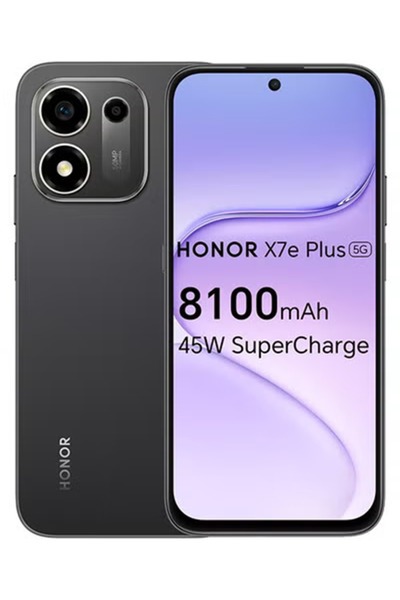 HONOR X7e Plus ثنائي الشريحة 5G بذاكرة وصول عشوائي 6 جيجابايت وسعة تخزين 128 ...