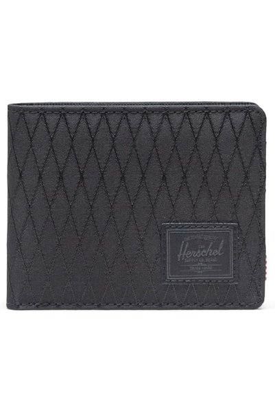 Herschel Supply محفظة هيرشيل روي، 30072-07391، أسود دايموند/أسود