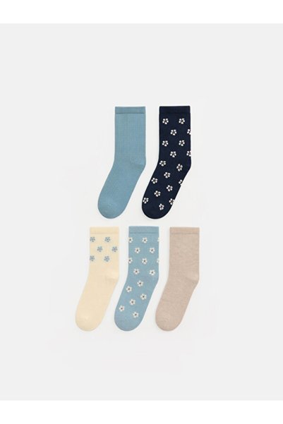 LC Waikiki I Embroidered Women's Socks 5-Pack from Freezen Store