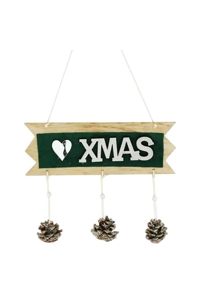 Alista Home Wooden Christmas Decoration, Alista Home, Xmas Script Model, Hang...