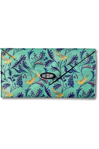 Big Skinny Women's Slimvelope Tri-Fold Checkbook, Holds Up to 40 Cards