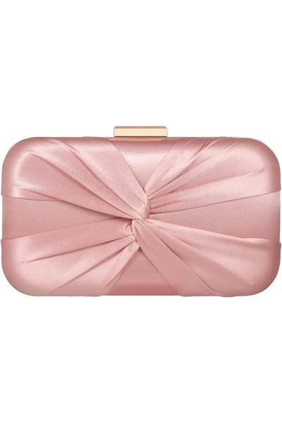 GENERAL Pleated Satin Clutch Purse For Women Wedding Bridal Clutch Bag Prom P...
