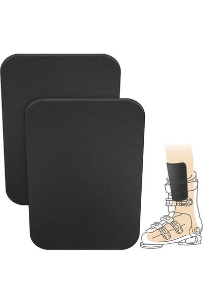 GENERAL 2/4 Pcs Snowboard Cuttable Shin Pads, 3/5 MM Thick Foam Ski Shin Guards