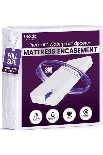 Utopia Bedding (Full) - Premium Bed Bug Proof Box Spring Encasement - Waterpr...